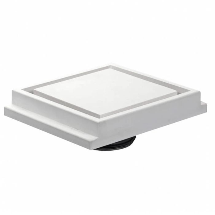 SQUARE - Einbaubares rahmenloses Ventil - Ø100mm - ZUFUHR & ABLUFT