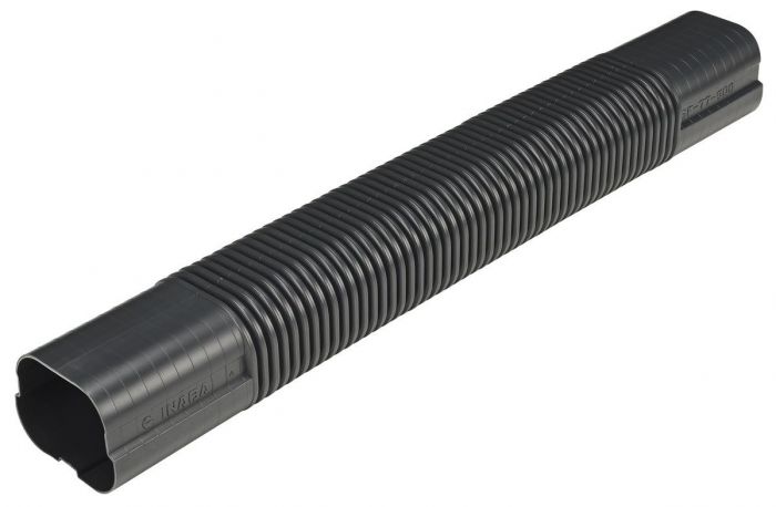 Klimaanlage flexibler Kanal - Länge 1000mm - Anthrazit (SF-77-1000-A)