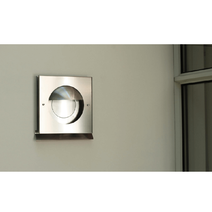 Design Fassadenabdeckung PREMIUM-LINE - KAPPA - Ø 125 mm - Edelstahl