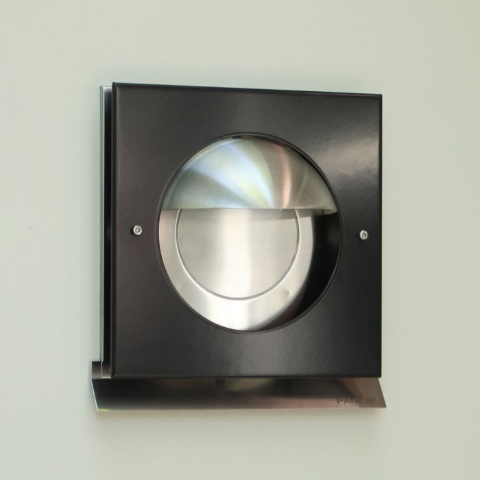 Deluxe Fassadenabdeckung PREMIUM LINE - KAPPA - Ø 100 mm - SCHWARZ