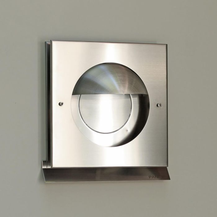 Design Fassadenabdeckung PREMIUM-LINE - KAPPA - Ø 125 mm - Edelstahl