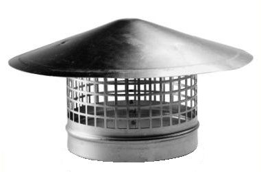 1Regenschutzkappe Ø 180 mm mit Draht 1Regenschutzkappe Ø 180 mm mit Draht