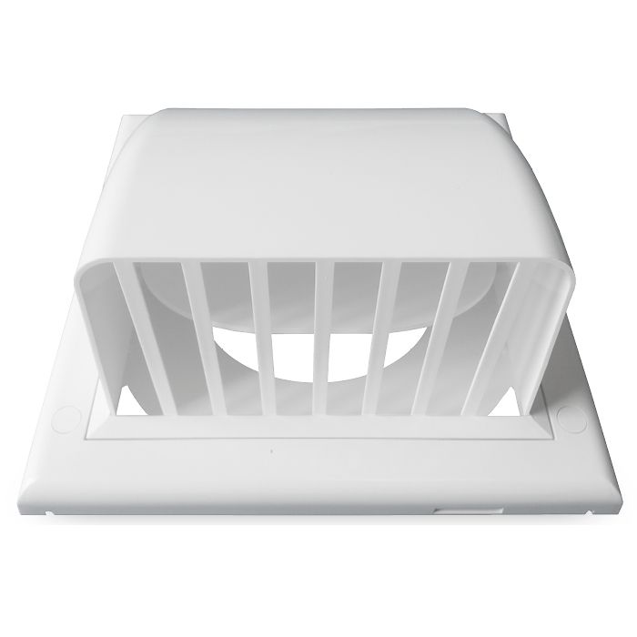 Lüftungsgitter Kunststoff mit Rückschlagklappe - Ø 100mm - weiß Lüftungsgitter Kunststoff mit Rückschlagklappe - Ø 100mm - weiß