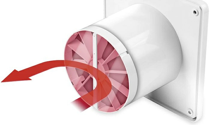 Rückschlagventil (niedriger Widerstand) Kunststoff Ø 100mm - IN Kanal