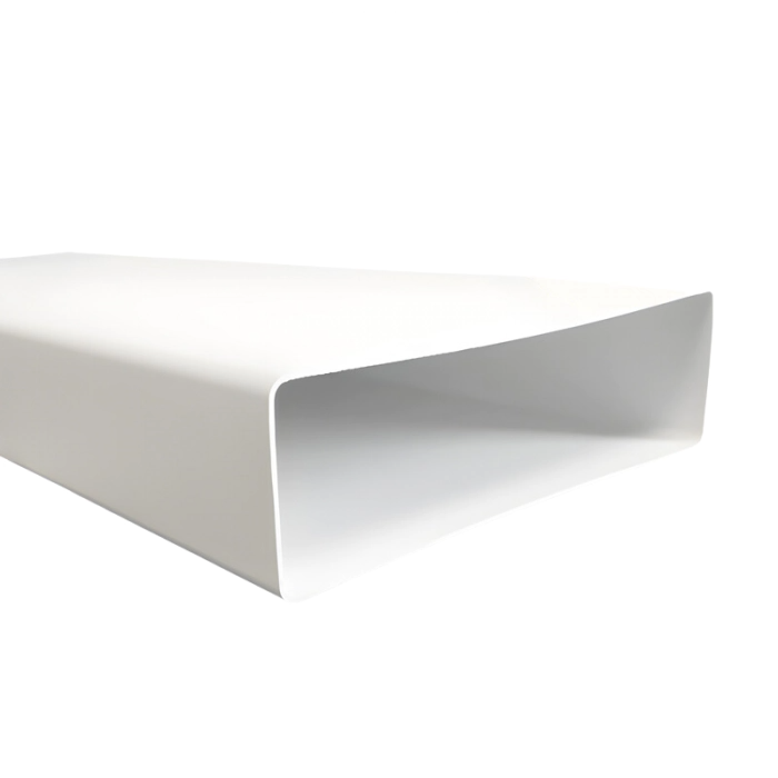 Kunststoff rechteckiger Kanal 220 x 90 mm (Länge 90cm)