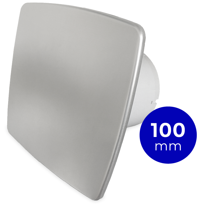 Pro-Design Badlüfter – STANDARD (KW100) – Ø 100 mm – Edelstahl *Bold-Line*