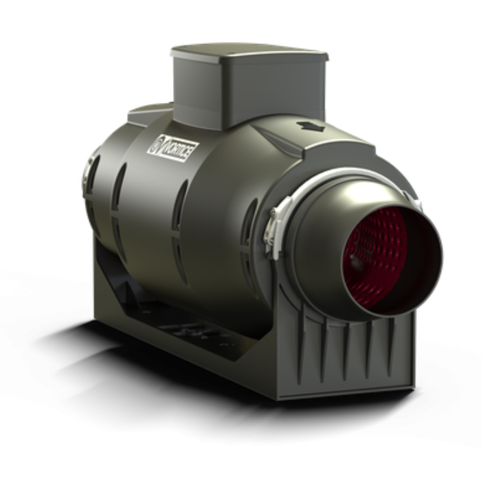 Rohrventilator LINEO 100T 'QUIET' - Anschluss 100mm - 3 Stufen MIT NACHLAUFTIMER