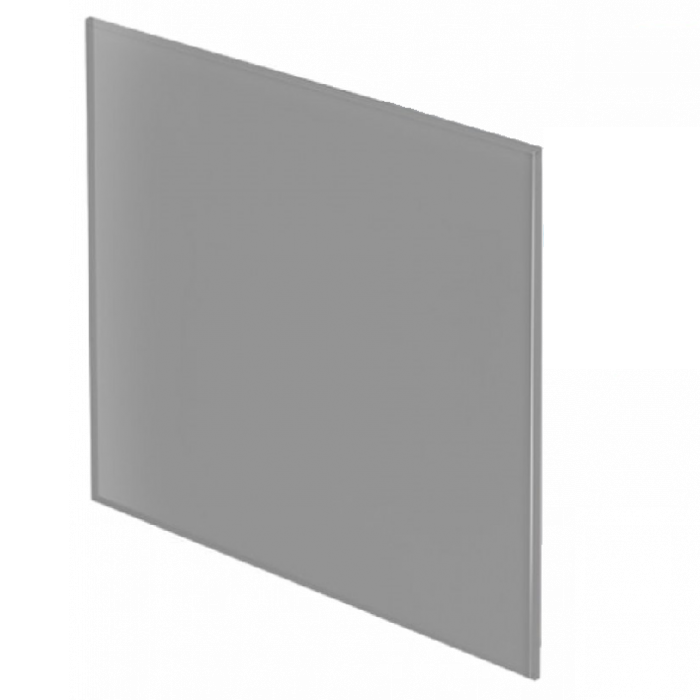 Pro-Design Badlüfter – STANDARD (KW100) – Ø 100 mm – flaches GLAS – Mattgrau