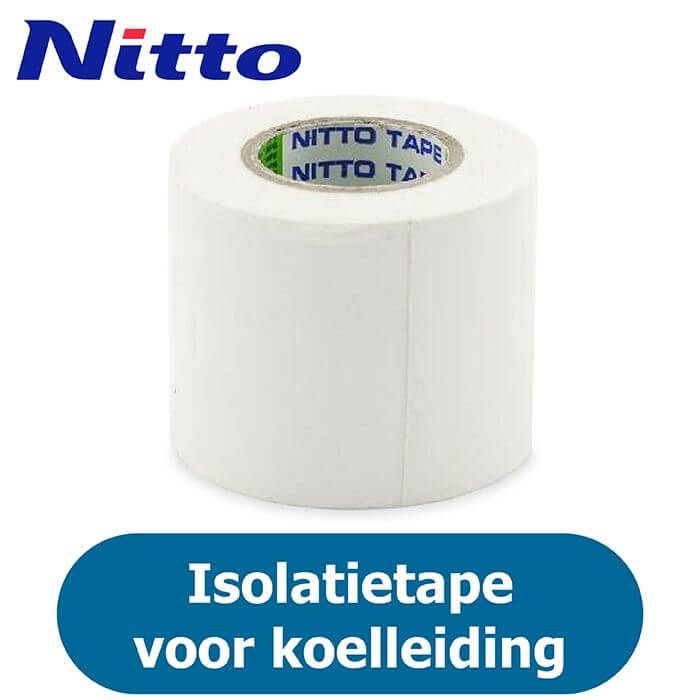 Nitto PVC Tape – Weiß – Isolierband für Kältemittelleitung – 50 mm (10 Meter)