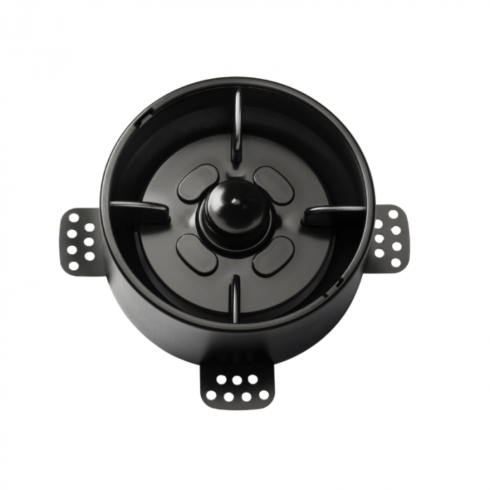 NoShow 2.0 verputzbare Designventil 125mm - Zu- und Abluft - SCHWARZ