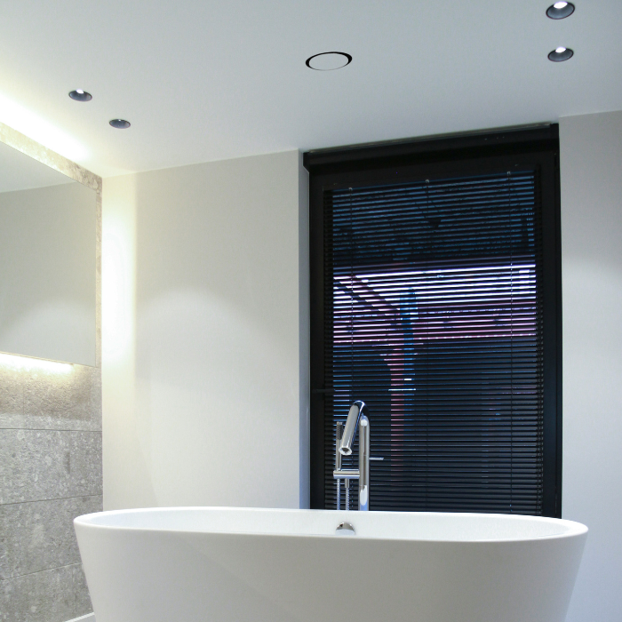 NoShow 2.0 verputzbare Designventil 125mm - Zu- und Abluft - SCHWARZ