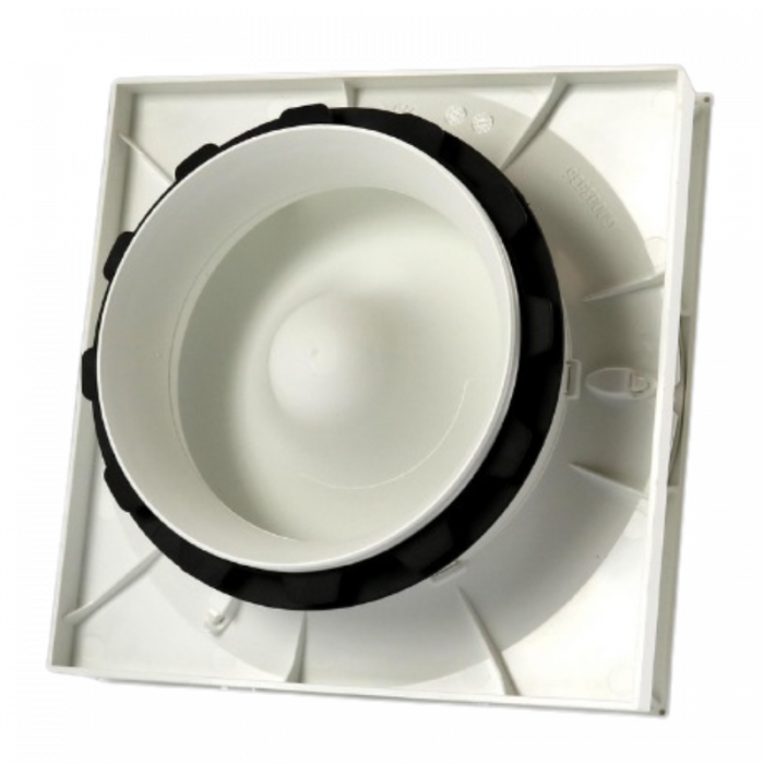 Renson Aeroo Designventil quadratisch - Kunststoff Ø 125 mm - RAL9010