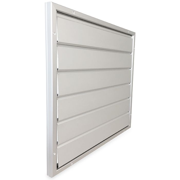 Lamellengitter Aufputz – 755 x 755 mm – große Lamellen (12HD-7676AA)