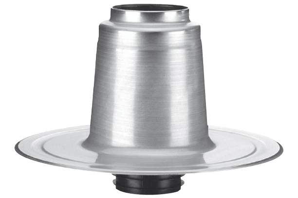 Doppelwandige Klebeplatte Ø110/Ø125 mm