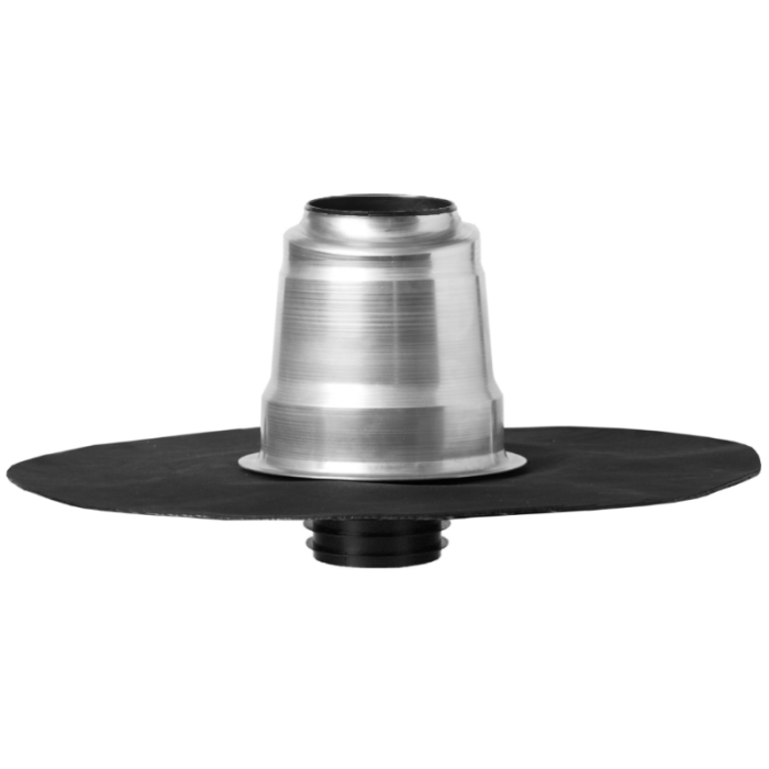 Doppelwandige Klebeplatte - Bitumen - Ø150/160mm