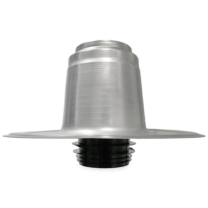 Aluminium Dachentlüftung Ø 70-80 mm doppelwandig mit Kappe