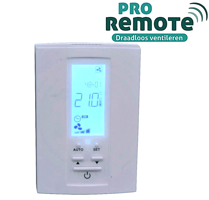 Pro-Remote PLUS drahtlose Steuerung von Ventilatoren - Feuchtigkeits-/Temperatur-/VOC-Ansteuerung