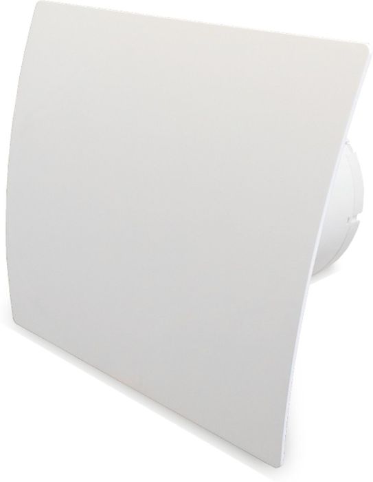 Whisper Pro-Design Badezimmerlüfter - Ø125mm - Ein/Aus – Kunststoff – Weiß
