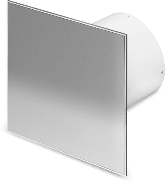 Pro-Design Badlüfter – STANDARD (KW100) – Ø 100 mm – Edelstahl flach