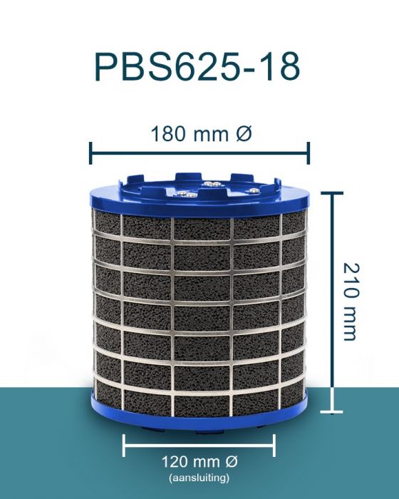 PuriVent SILO Plasmafilter für Dunstabzugshaube (Schacht 200 mm+) – 625 m3/h – Anschluss Ø 150 mm