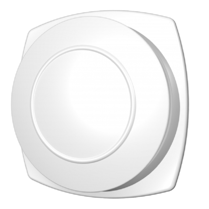 Tellerventil Kunststoff - Abluft - Ø 160 mm - mit Montage-Flansch - weiß