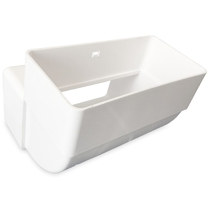 Vertikaler Kunststoffbogen 90° für Kanal 120 x 60 mm Vertikaler Kunststoffbogen 90° für Kanal 120 x 60 mm