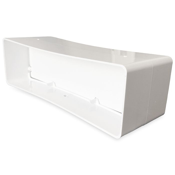 Kunststoff-Rückschlagventil für Kanal 204 x 60 mm