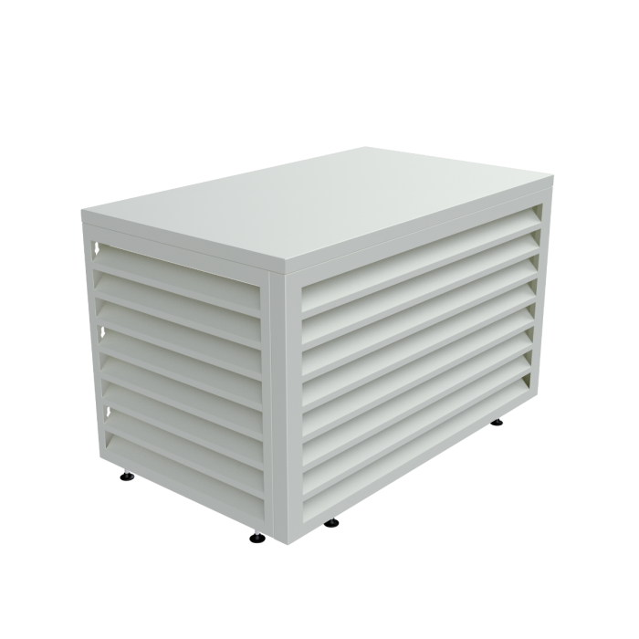 Aircover 1000 - Luxus (Klimaanlage) Außeneinheit Verkleidung - 100 x 65 x 50 cm