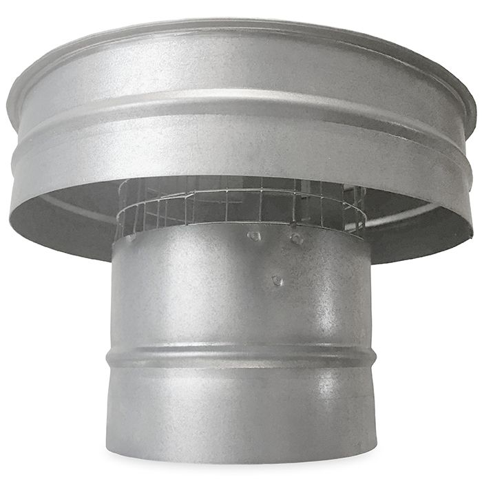 Regenschutzkappe mit zusätzlichem Regenschutz & Draht Ø 150 mm Regenschutzkappe mit zusätzlichem Regenschutz & Draht Ø 150 mm