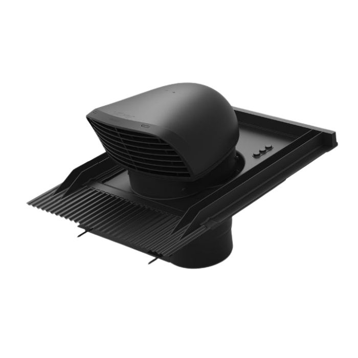 Renson Design-Dachdurchführung 180/200 mm - universal für Schrägdächer - schwarz