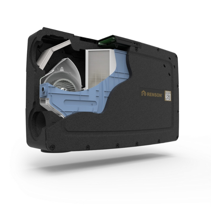 Renson Flux+ flat ERV 370 WRG - 370m3/h - mit Feuchtigkeits-, CO2- und VOC-Sensoren und Enthalpietauscher