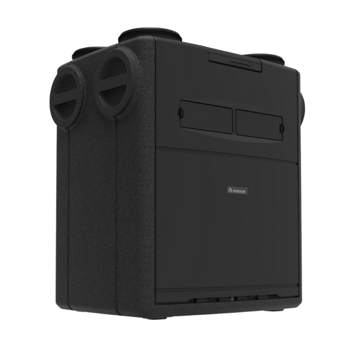 Renson Flux+ Wall 650 WRG – 650 m³/h – mit CO2-, RH- und VOC-Sensoren