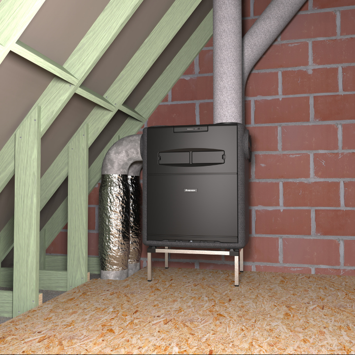 Renson Flux+ Wall 650 WRG – 650 m³/h – mit CO2-, RH- und VOC-Sensoren