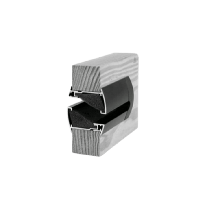 Renson Silendo akustisches Türrost - WEISS RAL9010