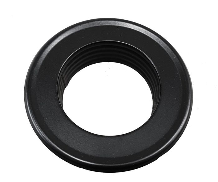 Abschlussrosette Ø 100 mm – Schwarz