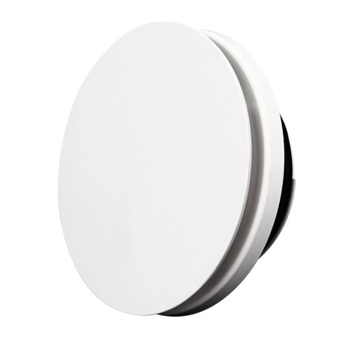 Tellerventil Vent-Axia Uniflexplus+ RV 125 Kunststoff - Abluft und Zuluft - Ø 125 mm - weiß