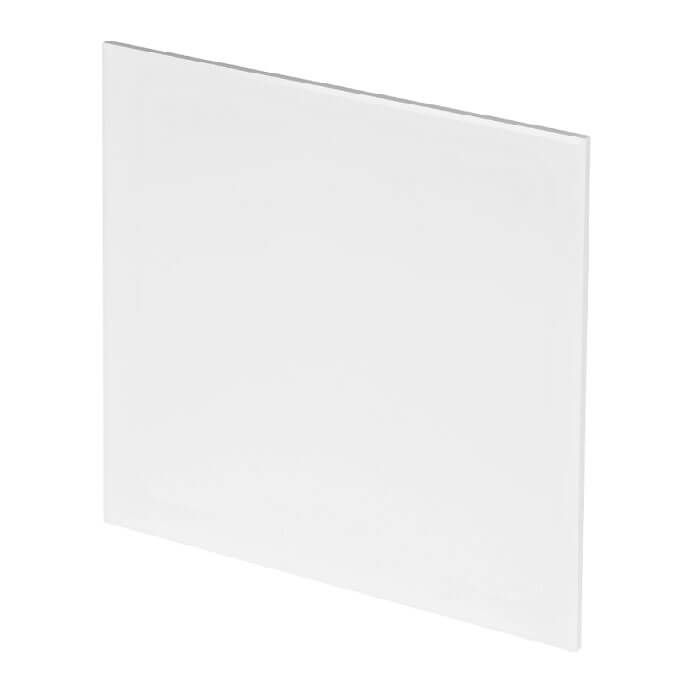 Whisper Design-Lüftungsgitter quadratisch (Abluft & Zuluft) Ø 125 mm – flacher Kunststoff – Weiß