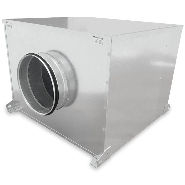 S&P CAB-160 ECOWATT energiesparende EC-Lüfterbox 675 m3/h - schallgedämpft - 2x RCF160/150 mm
