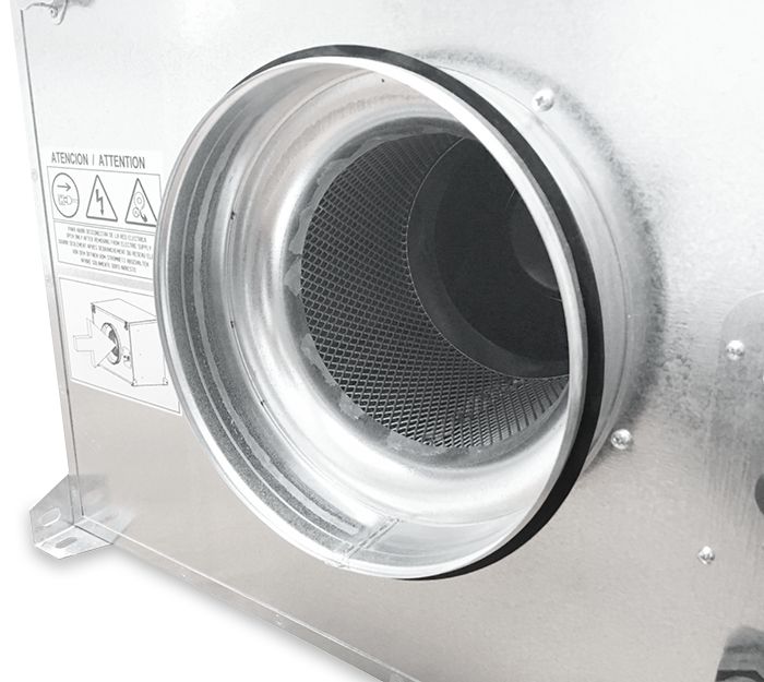 S&P CAB-250 ECOWATT energiesparende EC-Lüfterbox 1220 m3/h - schallgedämpft - Anschluss 250 mm