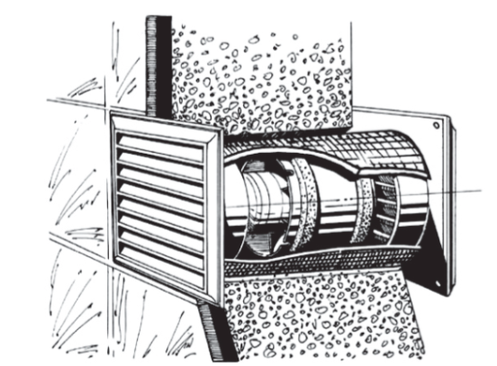 Blauberg TUBO100-T Rohreinschubventilator – 102 m3/h – Einschub IN 100-mm-Kanal – MIT TIMER