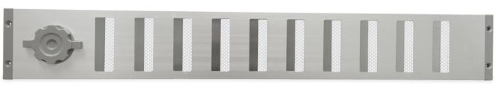 Abschließbares Schiebegitter Aluminium - Aufbaumontage 650 x 90 mm (3-6509AA)