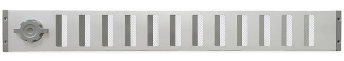 Abschließbares Schiebegitter Aluminium - Aufbaumontage 750 x 90 mm (3-7509AA)