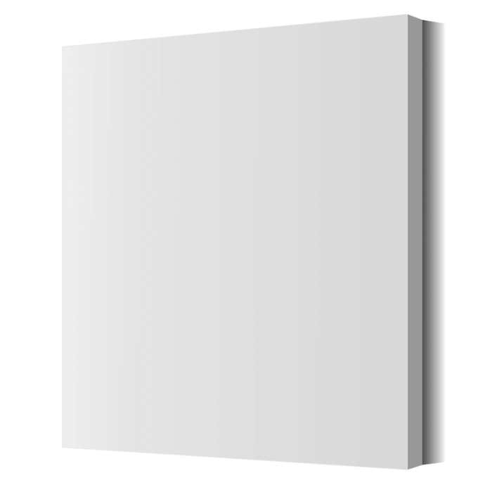 SIDE QUADRAT - Einbaufähiges rahmenloses Designgitter - Ø160mm - ZUFUHR & ABLUFT