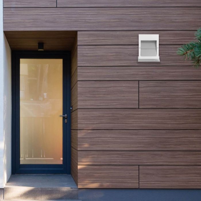 Design Fassadenabdeckung PREMIUM LINE - SIGMA - Ø 125 mm - Edelstahl