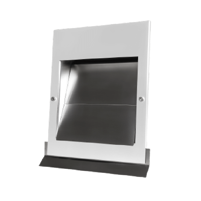 Design Fassadenkappe PREMIUM LINE - SIGMA - Ø 150 mm - WEISS