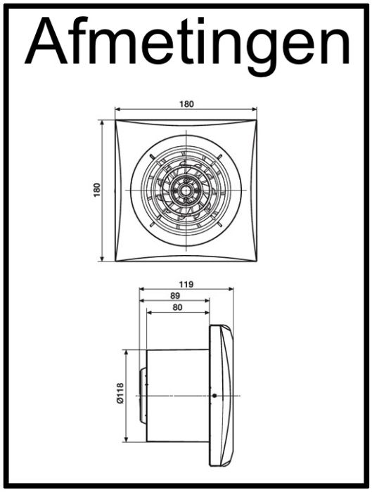 Badlüfter Soler und Palau Silent (200CZ) – Ø 120 mm – STANDARD