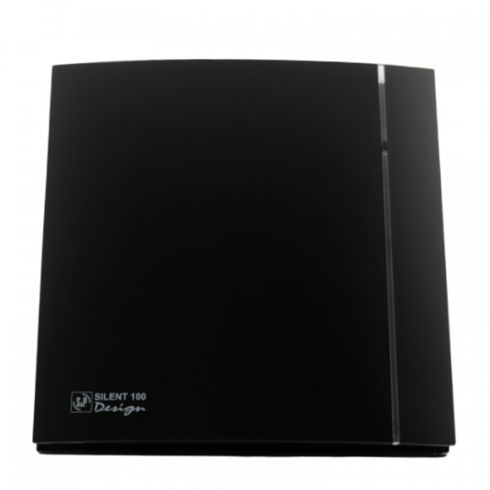 Design Badlüfter Soler & Palau Silent (100CZ) - Ø 100mm - STANDARD - Mattschwarz