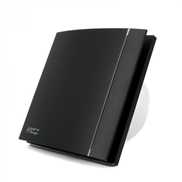 Design Badlüfter Soler & Palau Silent (100CZ) - Ø 100mm - STANDARD - Mattschwarz