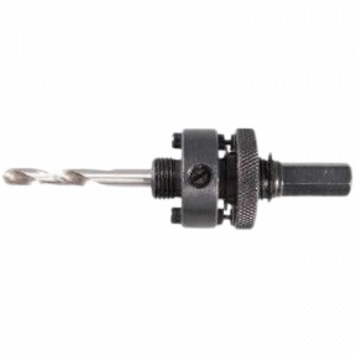 Schnellwechselhalterung Sechskant 11mm für Lochsäge 32 bis 210mm - Drehverriegelung Schnellwechselhalterung Sechskant 11mm für Lochsäge 32 bis 210mm - Drehverriegelung
