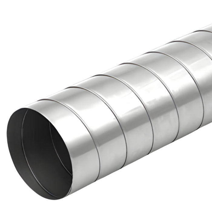 Wickelfalzrohr Ø 100 mm – Länge 1,5 Meter Wickelfalzrohr Ø 100 mm – Länge 1,5 Meter